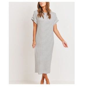 Striped Midi Dress